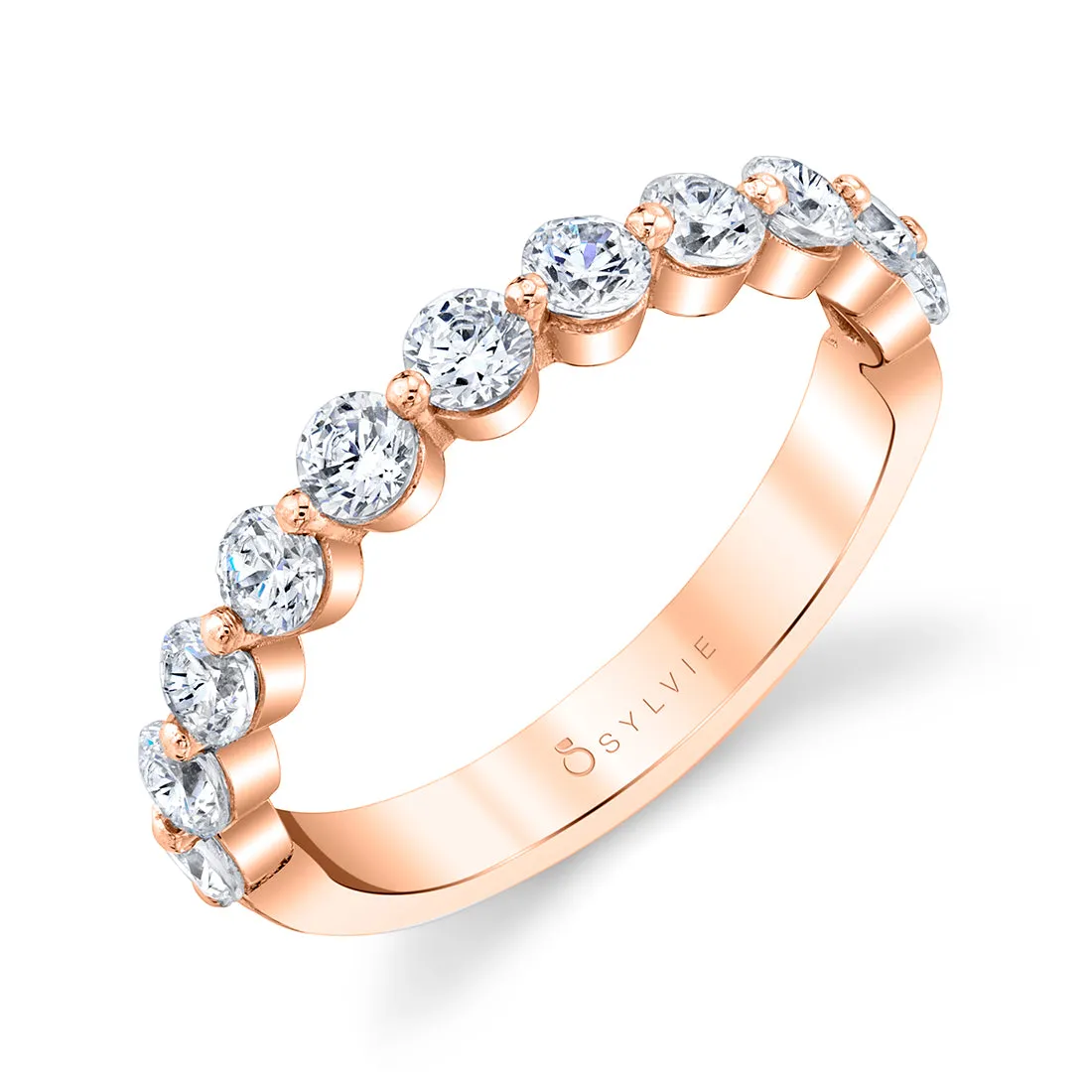 Sylvie Diamond Stackable Wedding Band - 1.00ct
