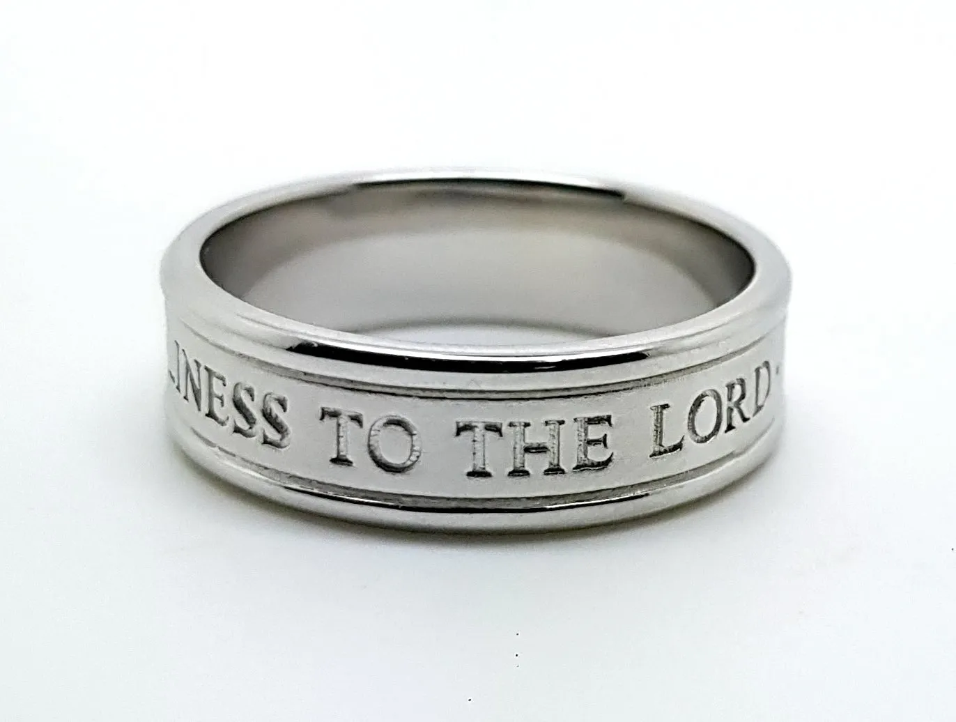 Temple Wedding Ring, Gents #793 Sterling Silver