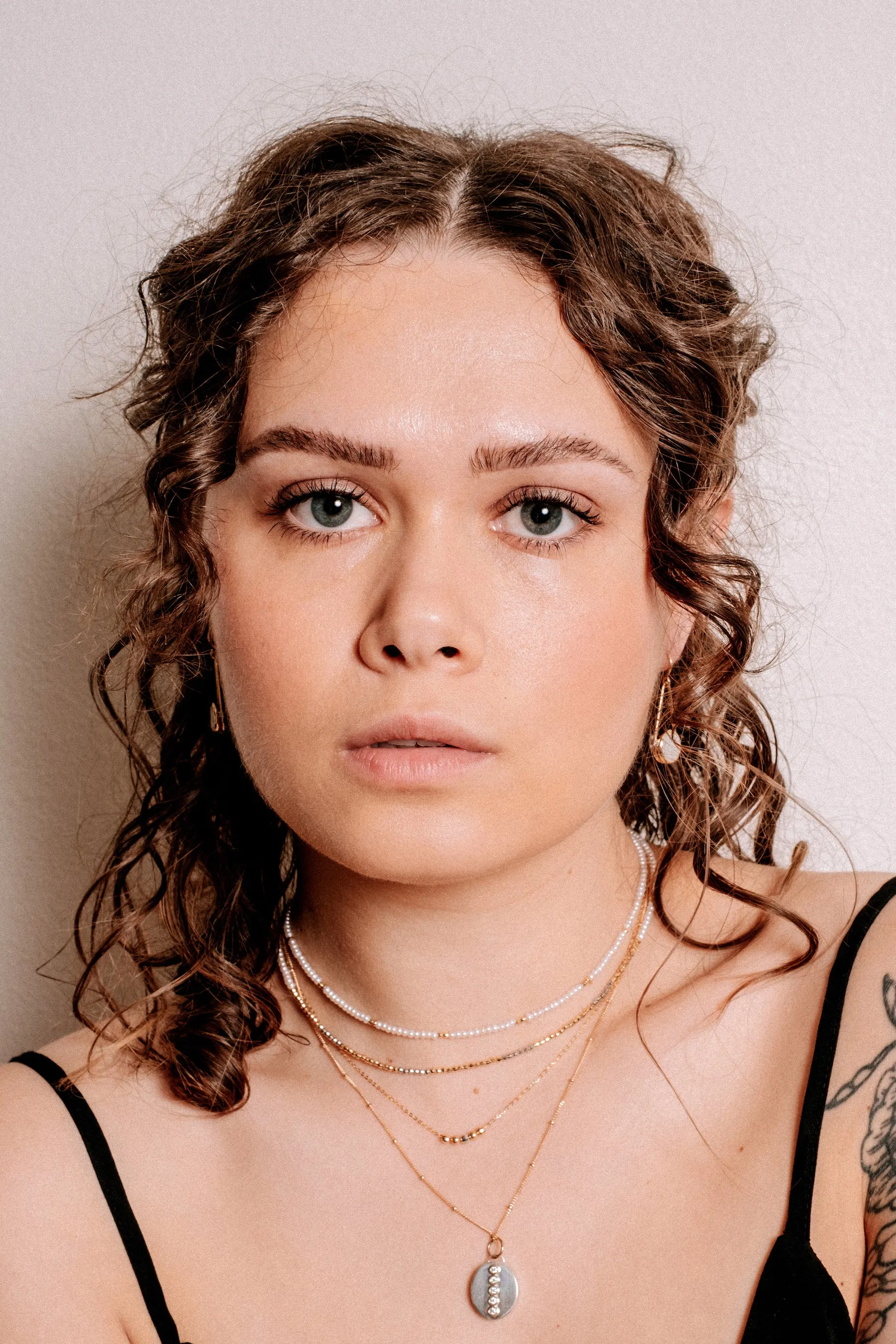 The "Glimmer Choker" with Pearls and Scattered 14K Gold Sparkle Beads
