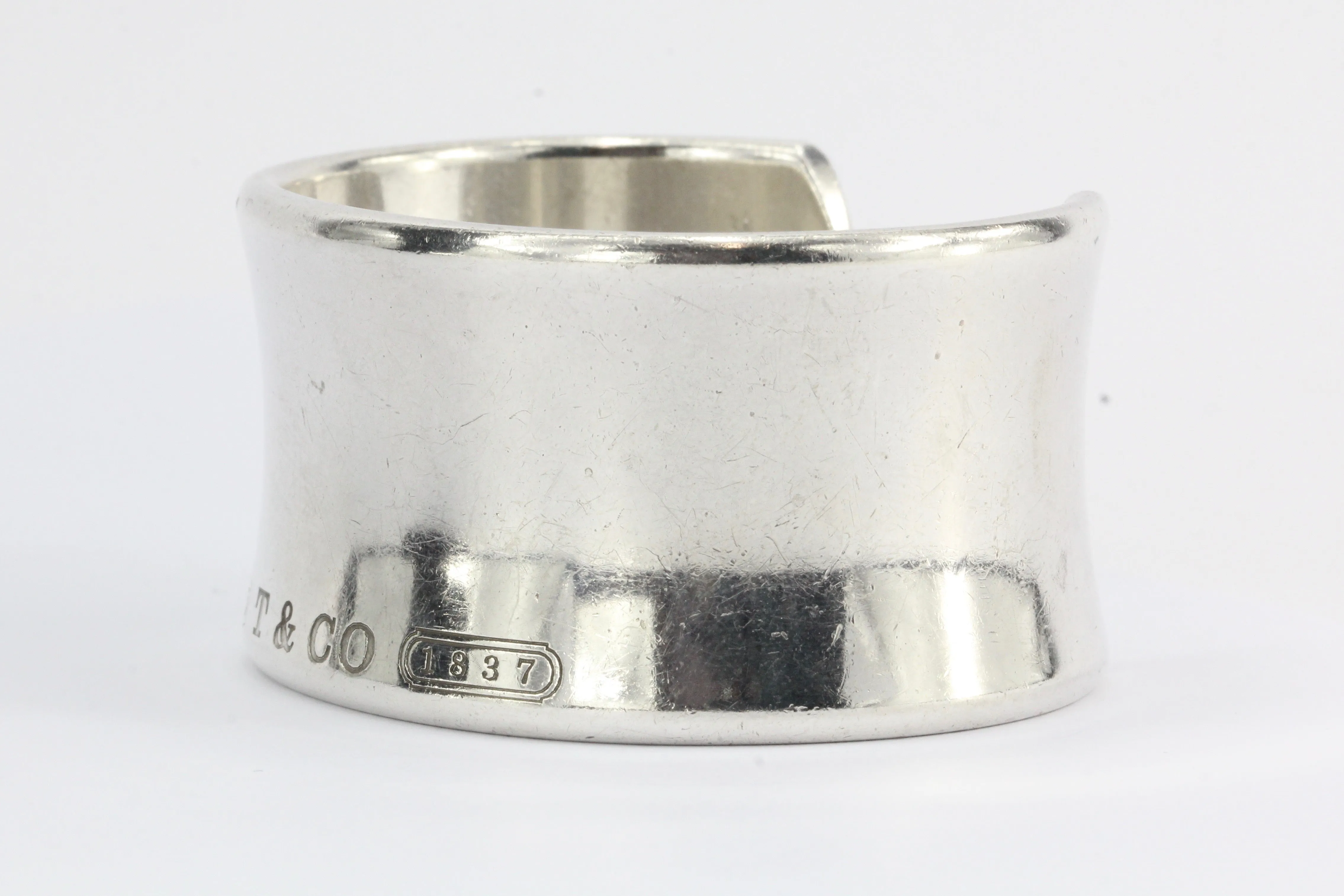 Tiffany & Co 1837 Sterling Silver Wide Cuff