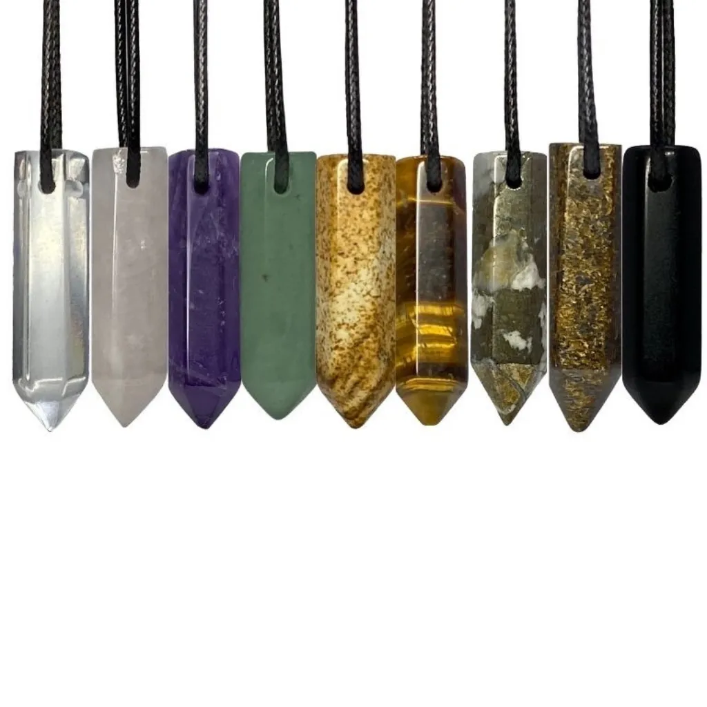Tiger Eye Bullet Necklace - Focused Energy Pendant