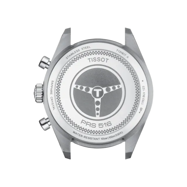 TISSOT PRS 516 CHRONOGRAPH SILVER LEATHER