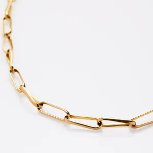 Tivoli Twist Chain Necklace in 20K Peach Gold- 22"