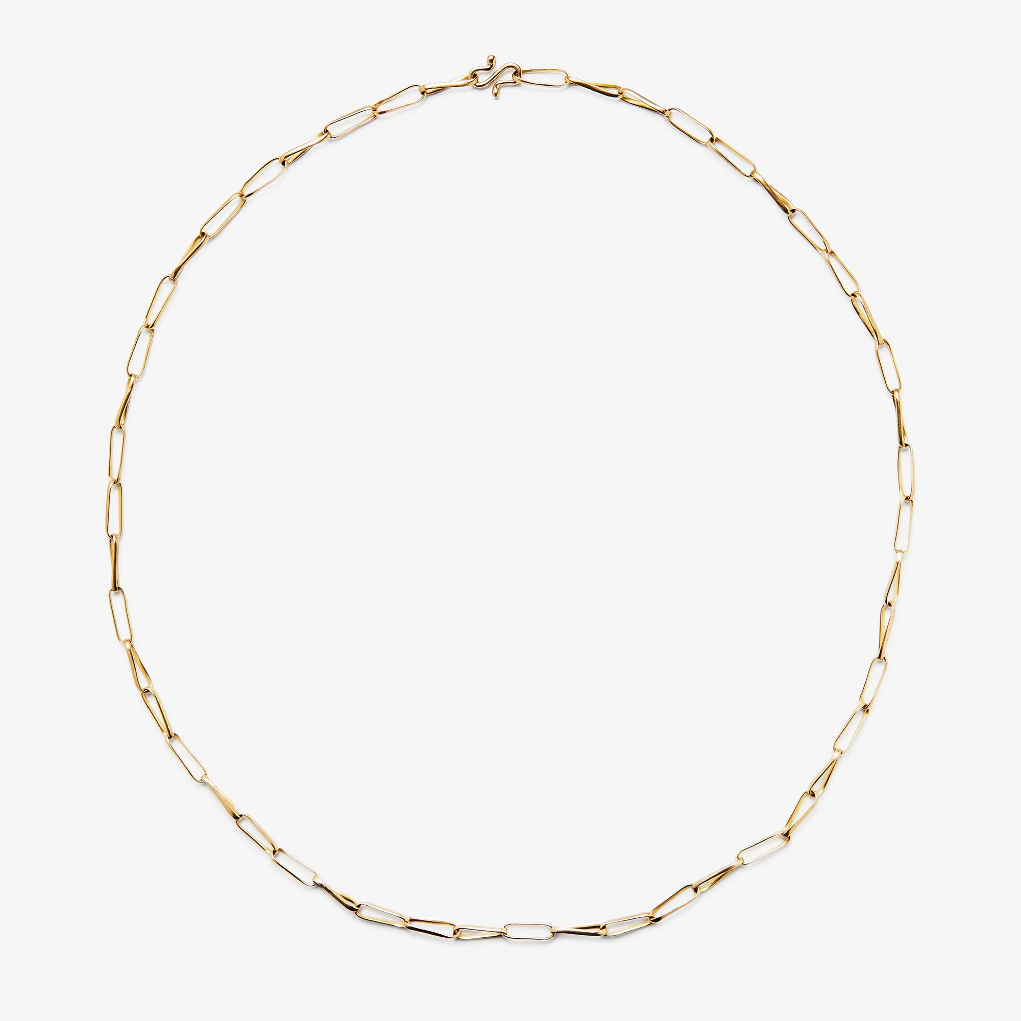 Tivoli Twist Chain Necklace in 20K Peach Gold- 22"