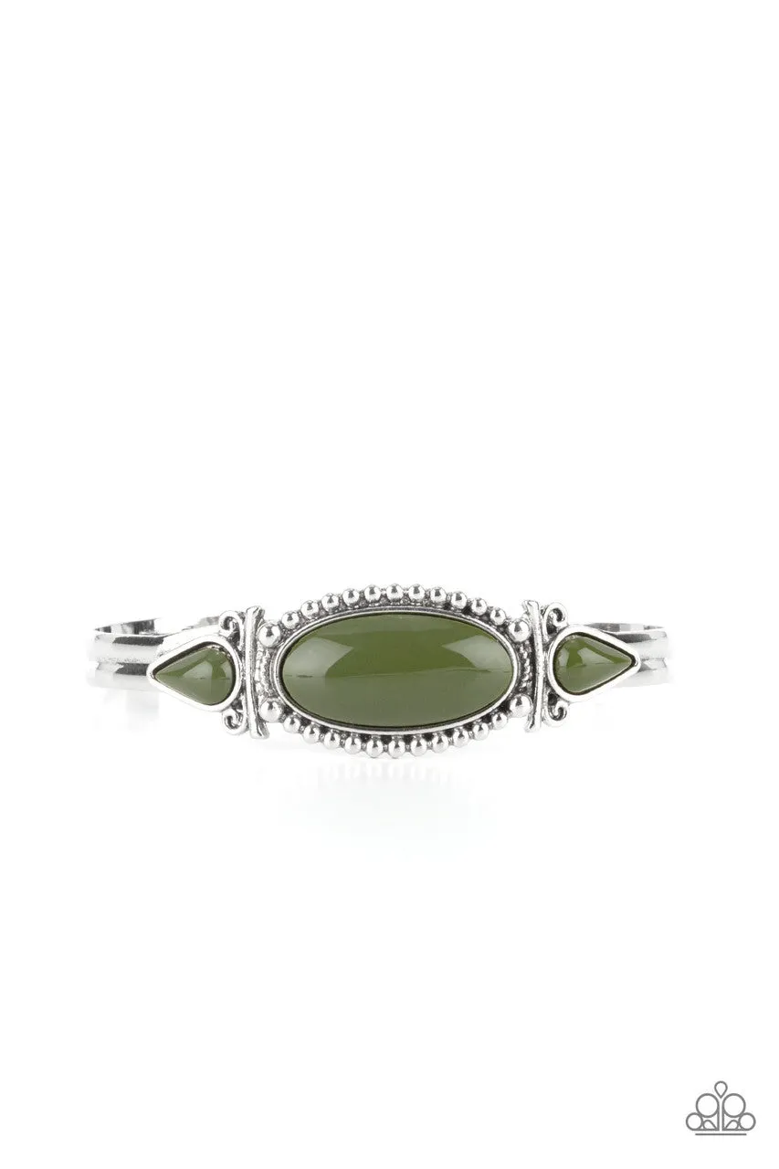 Tribal Trinket Green Paparazzi Bracelet