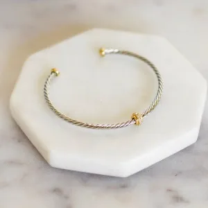 Trinity Twisted Cuff Bracelet