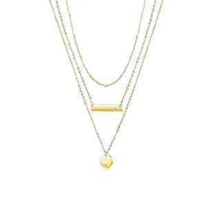 Triple Layer Pendant Necklace