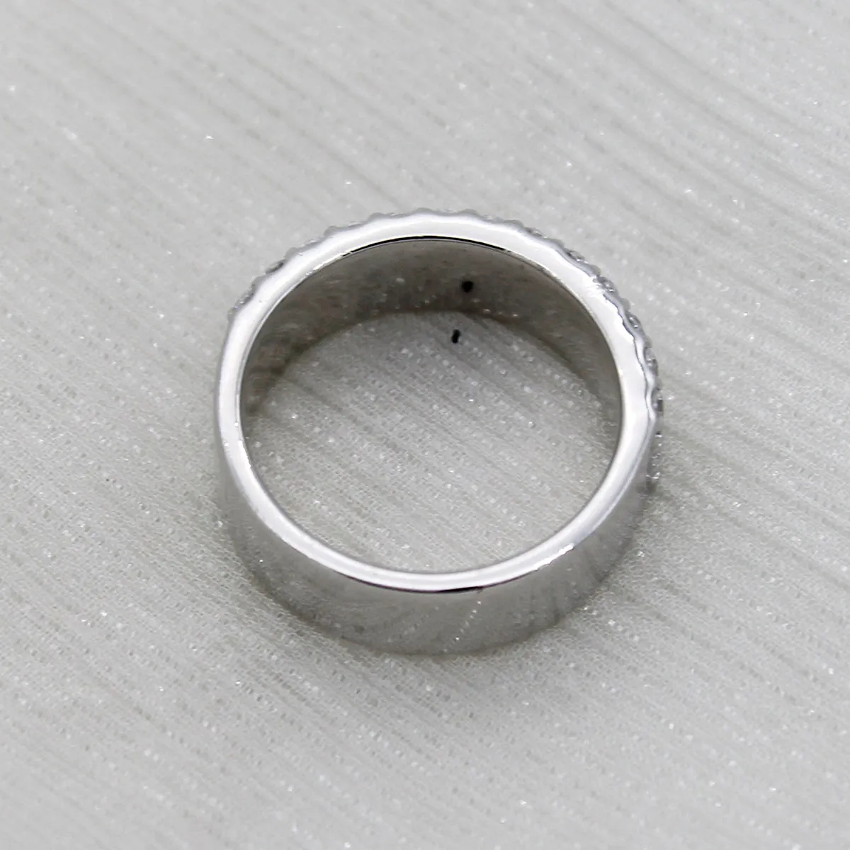 TRIPLE ROW HALF ETERNITY BAND | STACKABLE RINGS