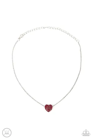 Twitterpated Twinkle - Red Necklace