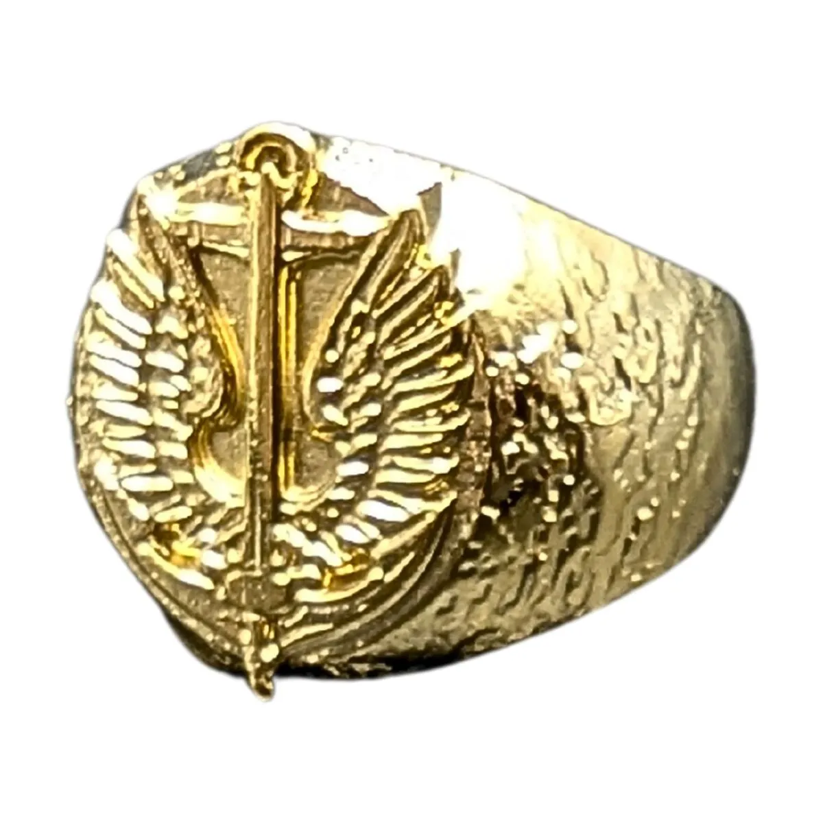 Ukrainian marines signet ring from bronze
