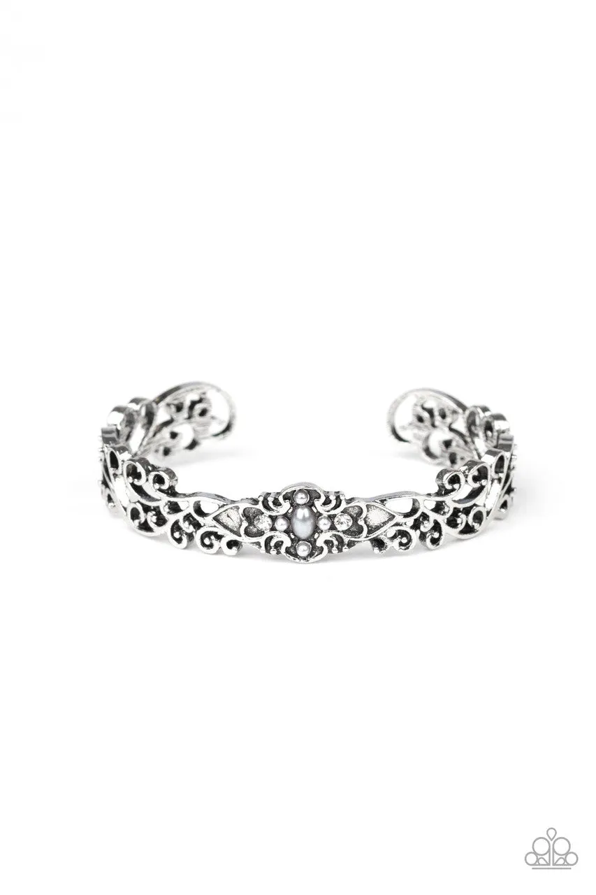 Victorian Vines Silver Paparazzi Bracelet