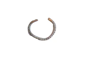Vintage African Oxidized Cuff Bracelet