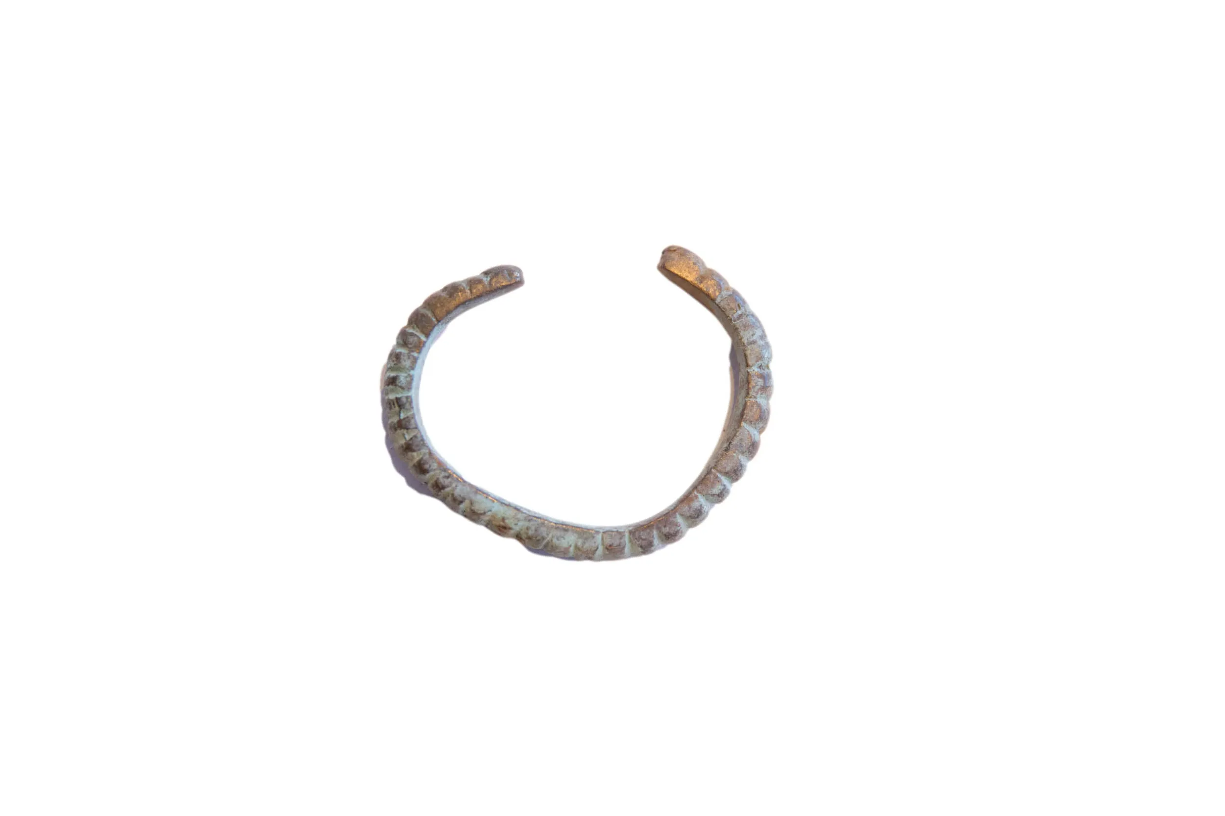 Vintage African Oxidized Cuff Bracelet