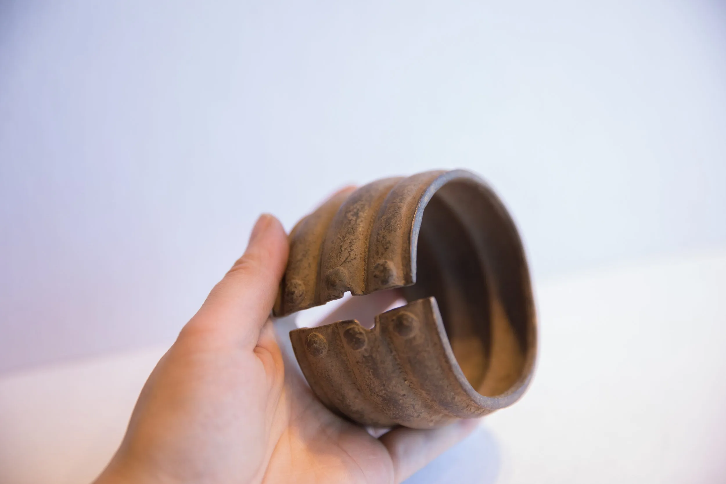Vintage African Wide Cuff Bracelet