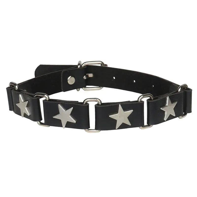 Vintage Luxury Cross Necklace For Women Fashion Punk PU Leather Choker Collar Chain Jewelry Cool Stuff Couple Accessories