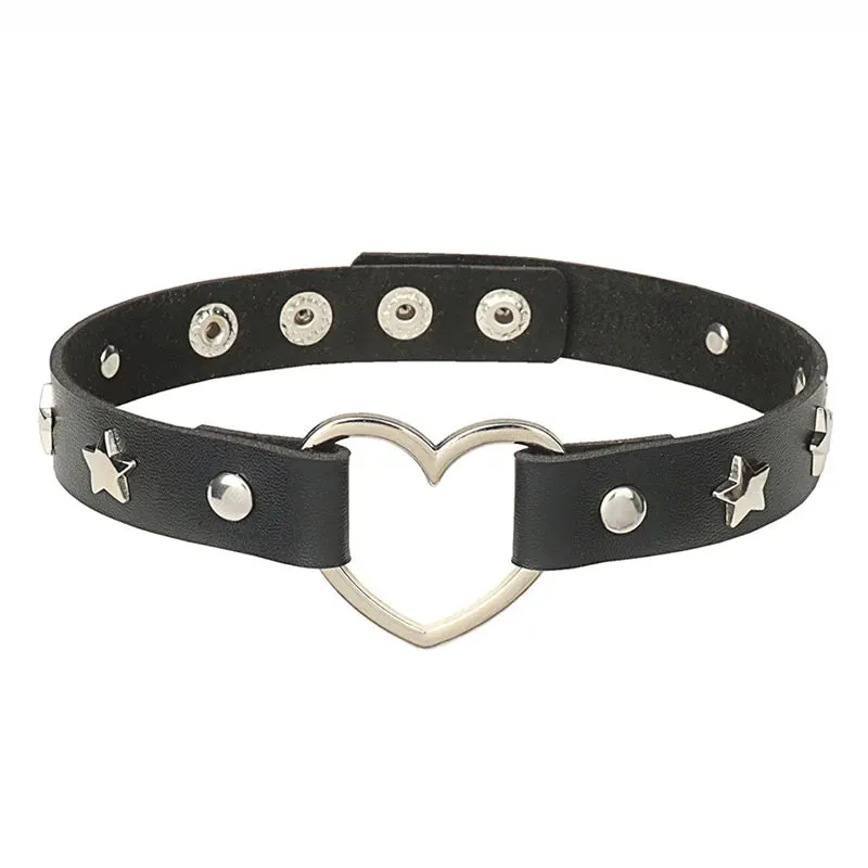Vintage Luxury Cross Necklace For Women Fashion Punk PU Leather Choker Collar Chain Jewelry Cool Stuff Couple Accessories
