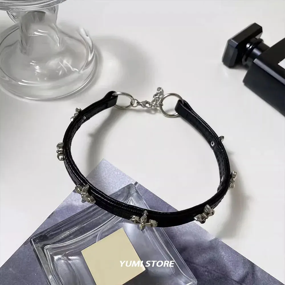 Vintage Luxury Cross Necklace For Women Fashion Punk PU Leather Choker Collar Chain Jewelry Cool Stuff Couple Accessories