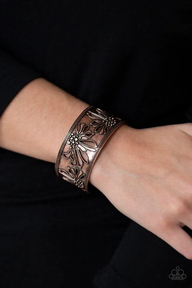 Where The WILDFLOWERS Are Copper Bracelet