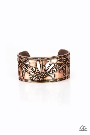 Where The WILDFLOWERS Are Copper Bracelet