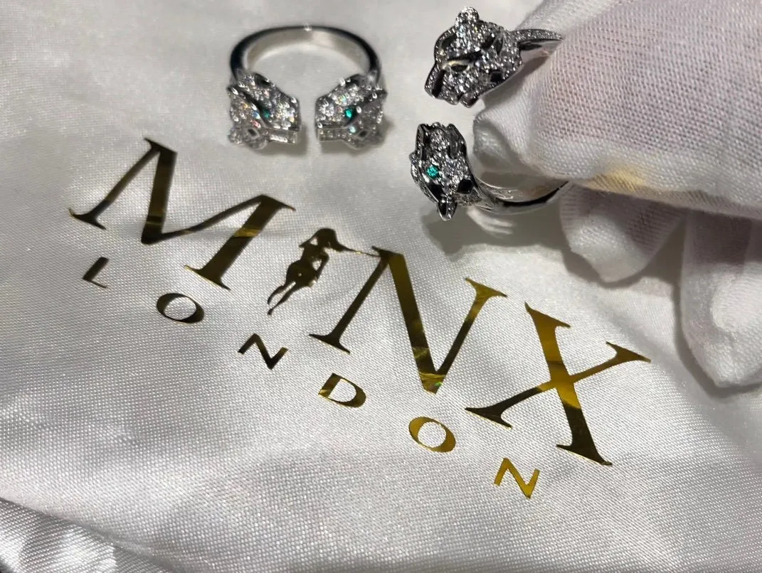 Womens Iced Out Ring | Fashion Ring | Charm Ring | Silver Ring | Iced Out Rings | Ring for Girlfriend | Resizable Ring | Stackable Ring