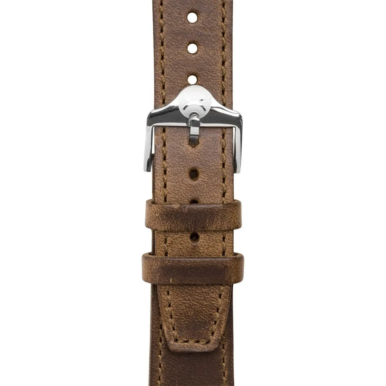 Xeric 20mm Horween Full Stitched Brown Leather Strap