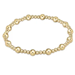 XL ENewton Extends Sincerity Pattern 6mm Bead Bracelet