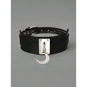 Y2K Punk Animal Print Leather Necklaces for Women
