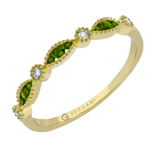 ZR1715-Y Color Ring in 14k Gold with Diamonds